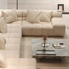 I2 Set ghế sofa chữ U cao cấp UT21 Brooker 3m4 bọc da giả