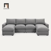 bộ ghế sofa màu xám