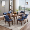 L2 Bộ bàn ăn 4 ghế gia đình 46-KH4-G43-B108 ghế nệm