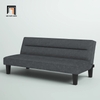 sofa giường dài 1m7 xám đậm nỉ