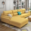 sofa góc 3m x 1m6 màu vàng chanh