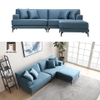 B3 Bộ ghế sofa văng nỉ giá rẻ BT76 Naby 2m2 cho chung cư nhỏ