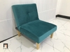 sofa đơn xanh lá