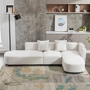 bộ ghế sofa xám trắng