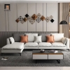 sofa góc 2m8 x 1m6 phối màu nỉ