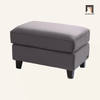 R2 Ghế sofa đơn vải nhung xám DT43 Dolce kiểu dáng sang trọng