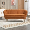 sofa băng màu cam