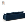 K1 Ghế sofa băng dài 3 nệm ngồi BT92 Alwine dài 2m1 xanh lá đậm