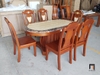 Z1 Set bàn ăn oval mặt đá 1m6 GF22-BAD6-G317-B358 hiện đại