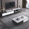 V1 Bàn sofa mặt đá chữ nhật 1m x 50 BSF46 Lamoa giá rẻ hiện đại