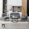 T4 Ghế sofa đơn 1 chỗ ngồi DT111 Cayde vải lông cừu màu carrot