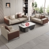 set ghế sofa phối màu da giả