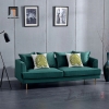 sofa băng dài 1m9 xanh lá vải nhung