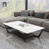 O2 Bàn sofa chung cư hiện đại BSF28 Mocshin mặt đá 2 tầng