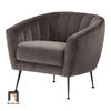 Ghế sofa đơn giá rẻ DT34 Aretha vải nhung màu nâu đậm