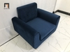 X3 Ghế sofa đơn nhỏ gọn màu xanh đậm DL1 Presa vải nhung