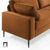 sofa màu cam đất
