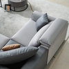 D4 Bộ ghế sofa U gật gù thư giãn UT8 Freda 3m2 phối màu nỉ