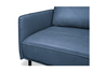 Q1 Ghế sofa góc L 2m4 x 1m6 da Pu GT11 Ezra màu xanh dương