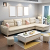 sofa trắng kem
