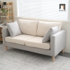 sofa băng phối màu xám