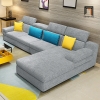 bộ ghế sofa góc L vải nỉ
