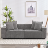 sofa văng xám lông chuột