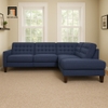 sofa góc 2m4 x 2m xanh đậm