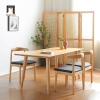 F2 Set combo bàn ăn 6 ghế giá rẻ 33-KH6-G12-B108 gỗ tự nhiên