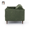 G1 Sofa băng da công nghiệp xanh lá BT130 Reese 1m9 cao cấp