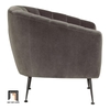 Ghế sofa đơn giá rẻ DT34 Aretha vải nhung màu nâu đậm