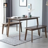 N2 Bộ bàn ăn 2 ghế bench dài 43-KH4-G105-B108 gia đình nhỏ