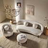 bộ ghế sofa xám trắng