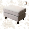R2 Ghế sofa đơn vải nhung xám DT43 Dolce kiểu dáng sang trọng
