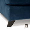 K1 Ghế sofa băng dài 3 nệm ngồi BT92 Alwine dài 2m1 xanh lá đậm
