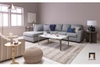 X2 Bộ ghế sofa góc L xám đậm GT42 Mcdade 2m7 x 1m9 giá rẻ