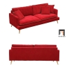 ghế sofa đỏ đô