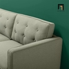 X2 Ghế sofa băng nhỏ gọn dài 1m8 BT230 Asale xanh lá vải nỉ