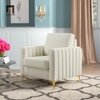 sofa đơn màu trắng kem