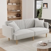 sofa giường màu xám trắng