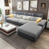 set ghế sofa góc L vải nỉ