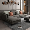 sofa góc vải nhung