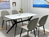 J1 Combo bàn ăn Nordic mặt đá ceramic 27-BAD4-G14-B68 giá rẻ