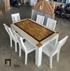 bộ bàn ăn 6 ghế gỗ