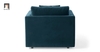 U2 Ghế sofa đơn gia đình DT37 Camdyn vải nhung xanh dương