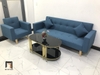 B3 Set ghế sofa phòng khách giá rẻ KL4 GBL2 xanh dương vải bố