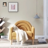 sofa đơn màu vàng