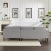 K3 Bộ sofa góc L phòng khách GT240 Granville 2m4 x 2m4 màu cam