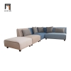 J4 Bộ ghế sofa góc L vải nỉ nhung GT198 Elmdon 2m2 x 2m2 giá rẻ