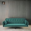 sofa giường nằm xanh lá